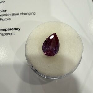 GIA Certified 2.55 Carats Alexandrite Gemstone